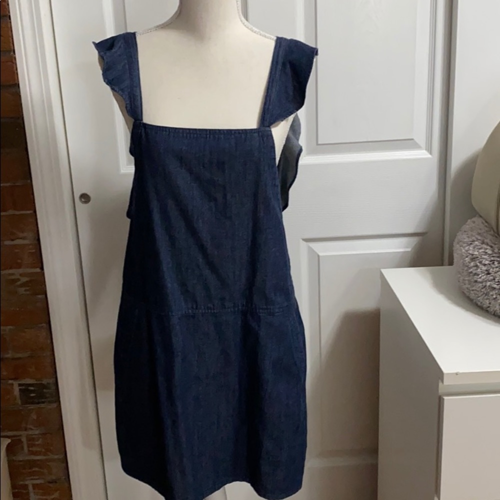 Jean overall skirt